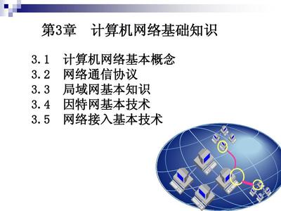 第3章 计算机网络基础知识 计算机网络技术详解